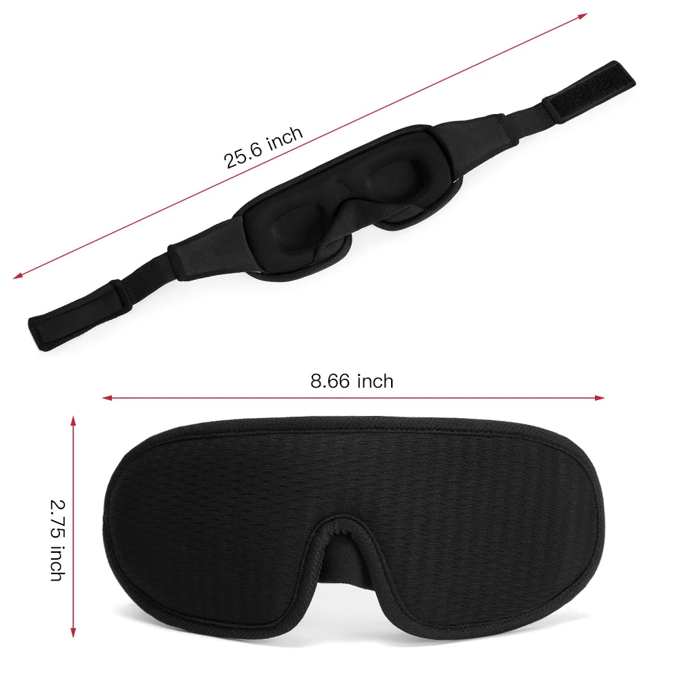 3D Sleeping Mask - Block Out Light Soft Padded Eye Shade