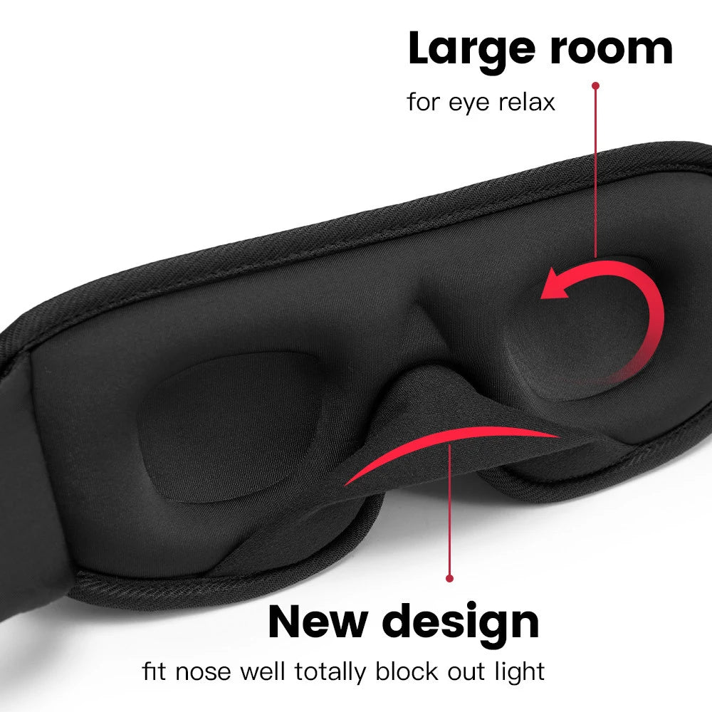 3D Sleeping Mask - Block Out Light Sleep Aid