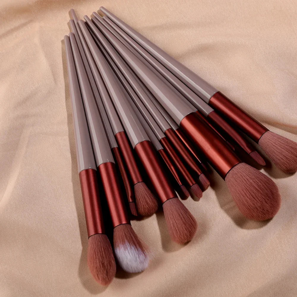 13Pcs Makeup Brush Set Make Up Concealer Brush Blush Powder Brush Eye Shadow Highlighter Foundation Brush Cosmetic Beauty Tools