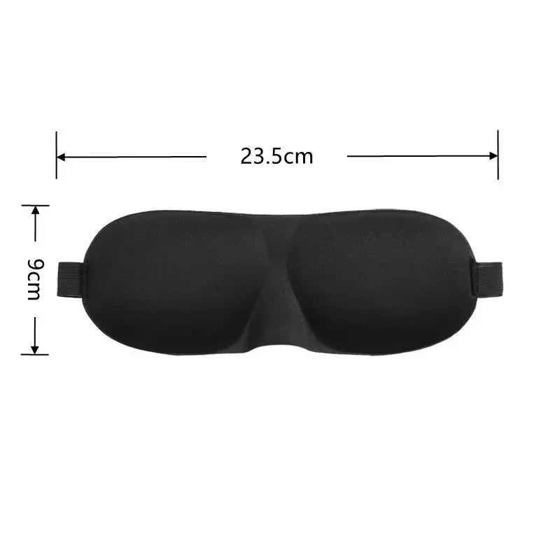 3D Sleeping Mask Eyepatch - Block Out Light Soft Padded Sleep Aid