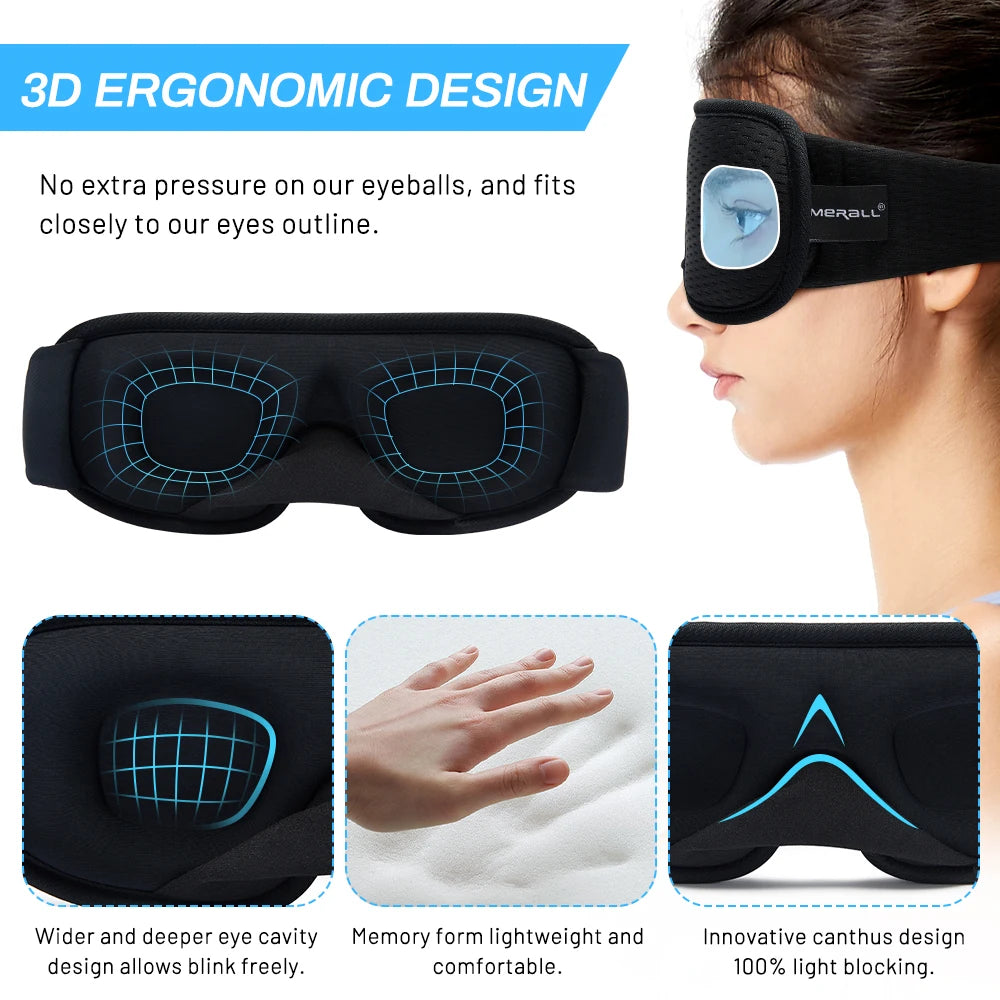 3D Sleeping Mask - Block Out Light Sleep Aid