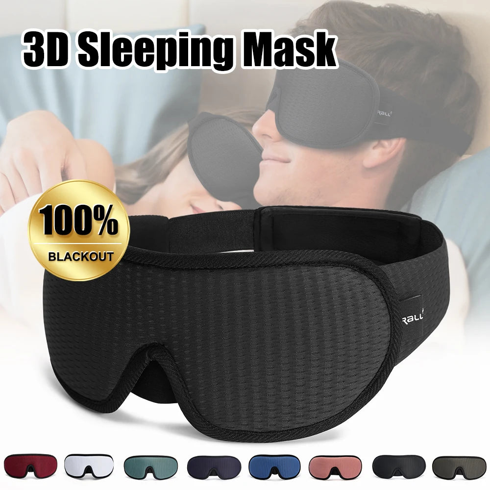 3D Sleeping Mask - Block Out Light Soft Padded Eye Shade