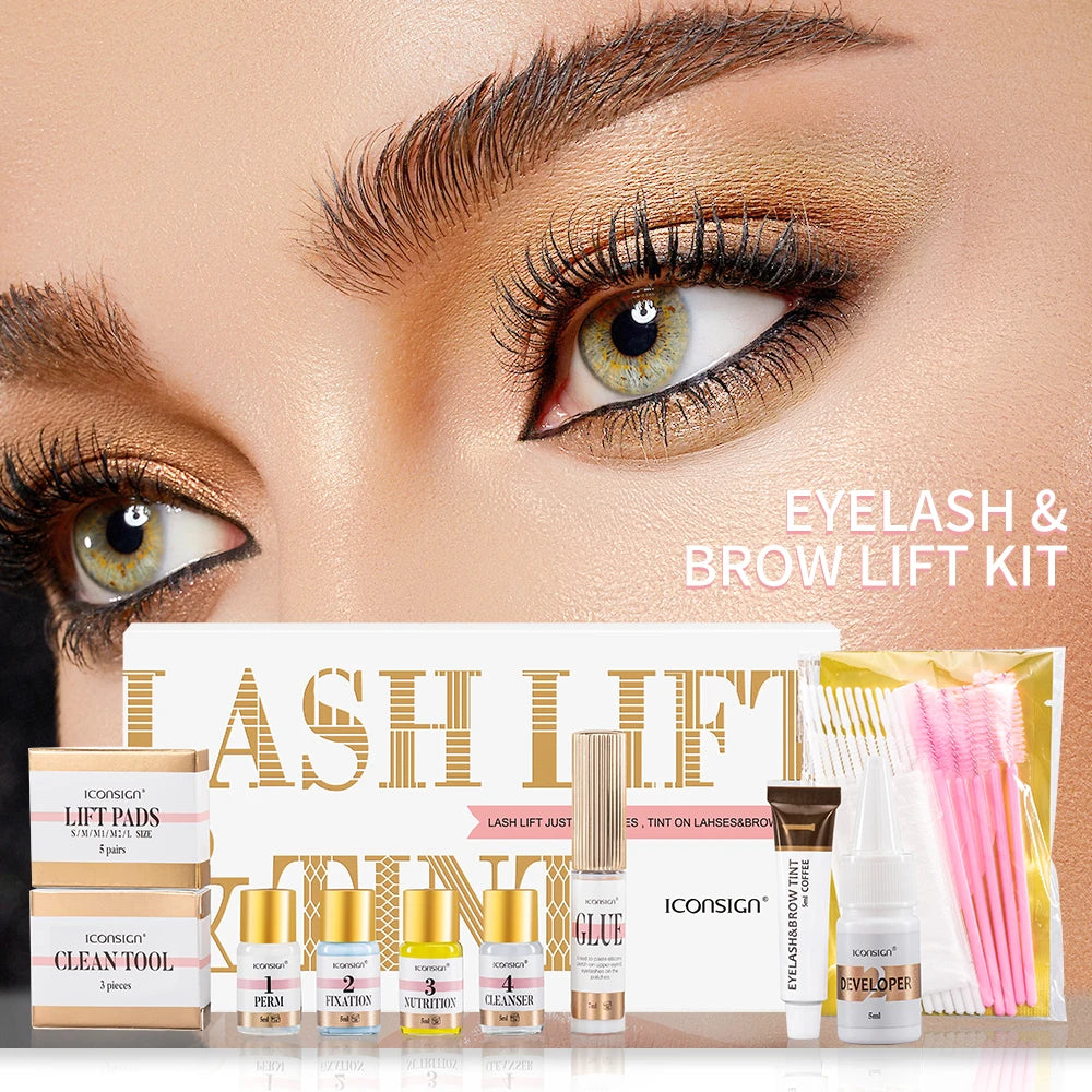 Lash Lift And Brow Dye Tint Kit Lifting Eyelashes Brow Lamination Lash Lifting Set Eyes Makeup Tools