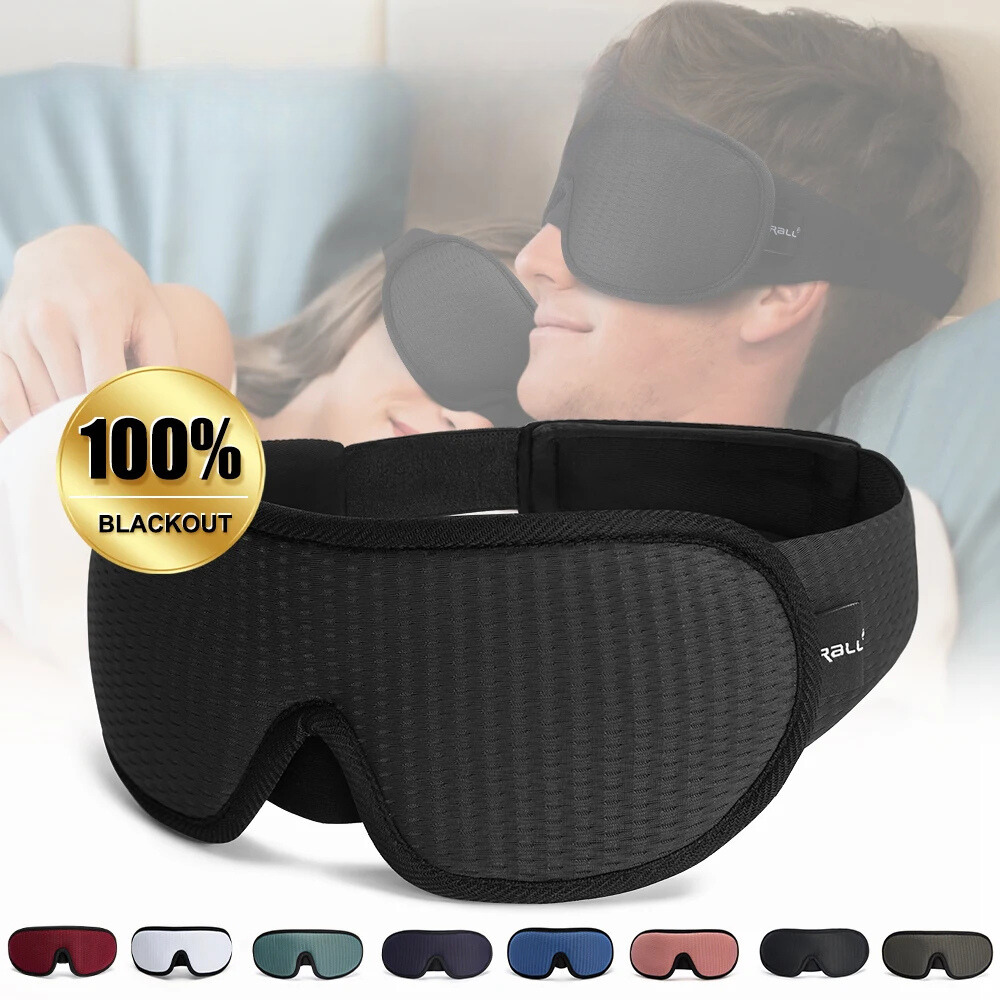 3D Sleeping Mask - Block Out Light Soft Padded Eye Shade